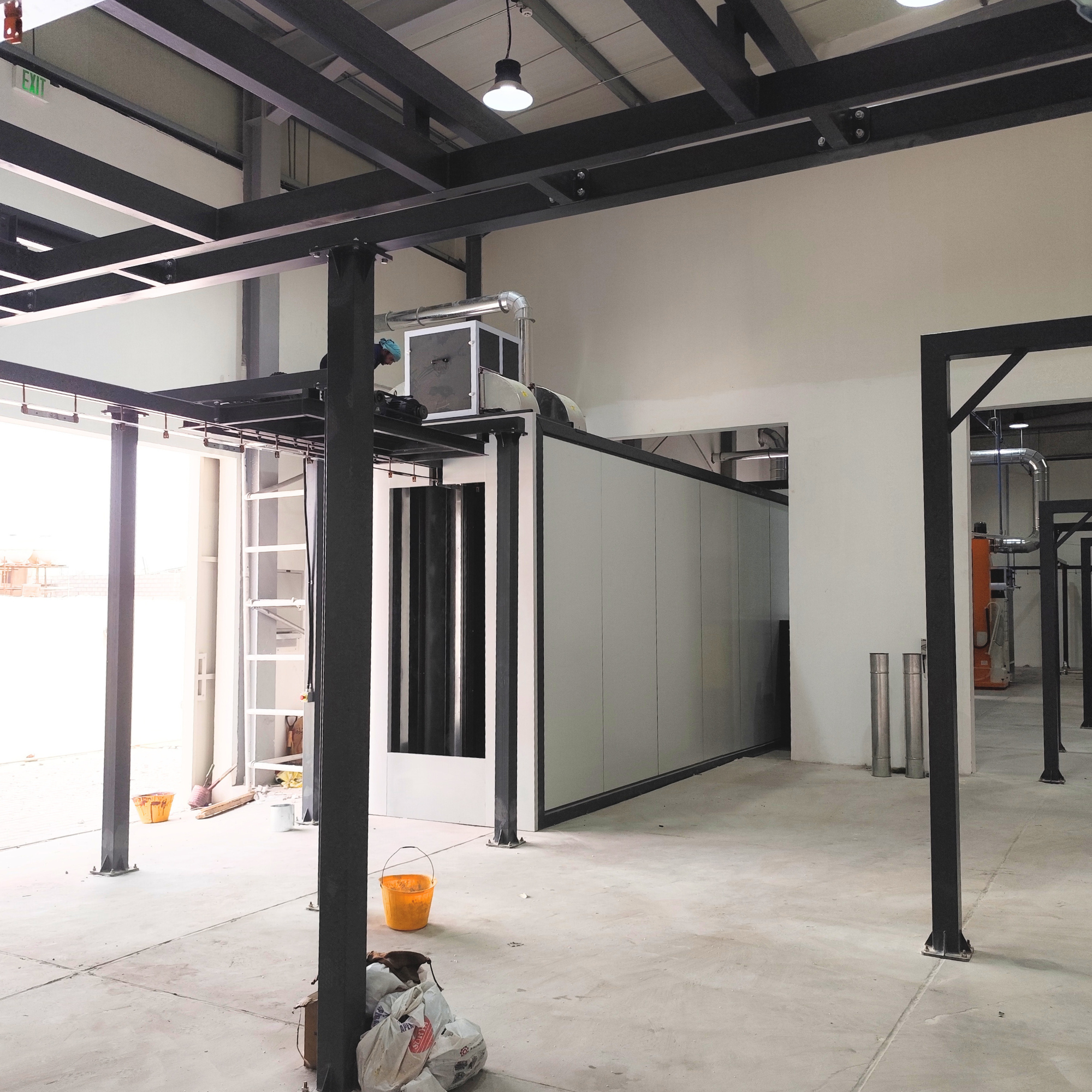 Automatic Powder Coating Booth | Booth Right